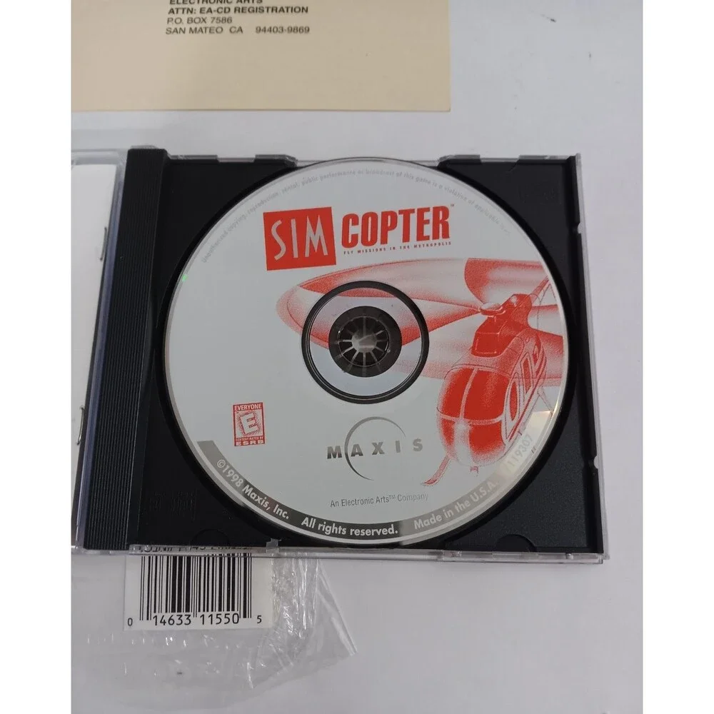 SIM Copter Maxis Windows 95 Cd-rom